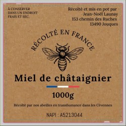 Miel de Châtaignier des Cévennes | Les Abeilles de Jouques