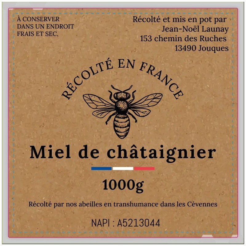 Miel de Châtaignier des Cévennes | Les Abeilles de Jouques