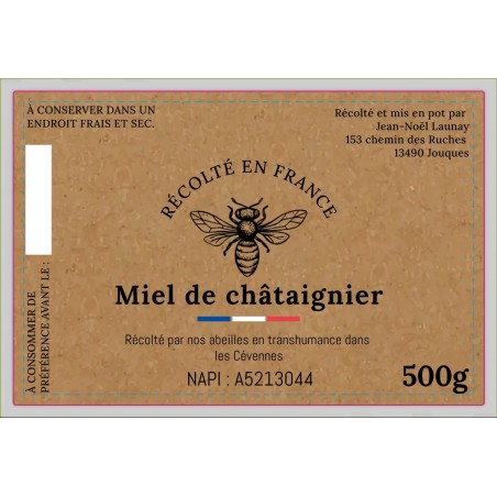 Miel de Châtaignier des Cévennes | Les Abeilles de Jouques